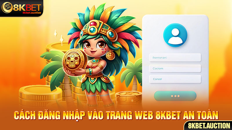 Cách đăng nhập vào trang web 8Kbet an toàn