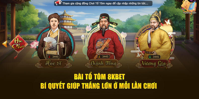 Bài tổ tôm 8KBET